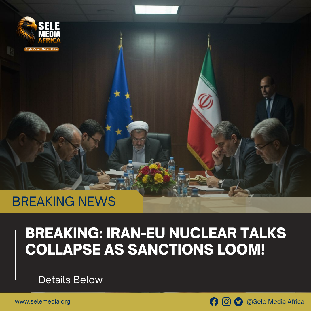 BREAKING: Iran-EU Nuclear Talks Collapse as Sanctions Loom!