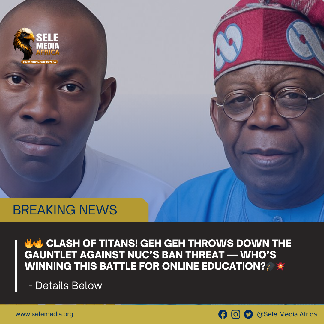 Clash of Titans! Geh Geh throws down the gauntlet against NUC’s ban threat — who’s winning this battle for online education?