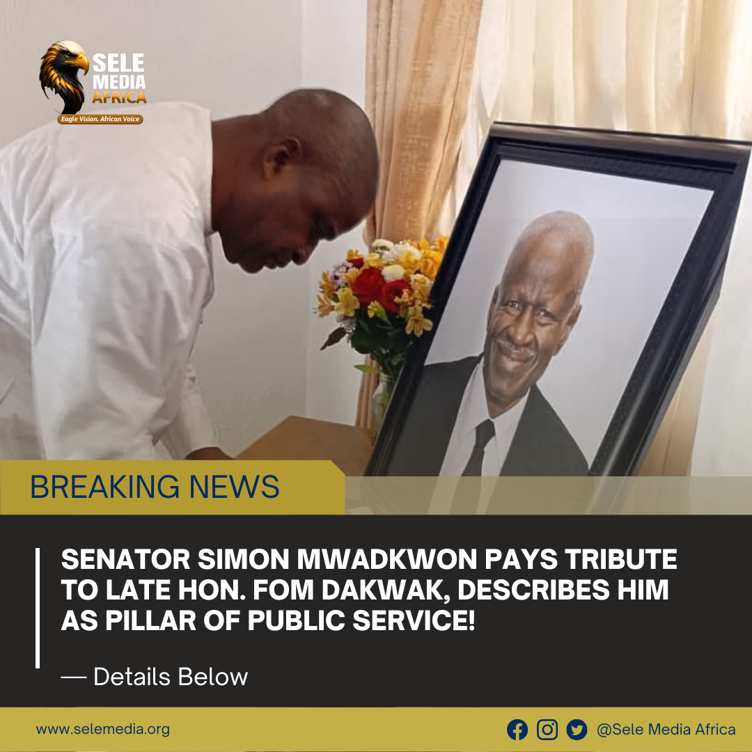 Senator Simon Mwadkwon Pays Tribute to Late Hon. Fom Dakwak, Describes Him as Pillar of Public Service!