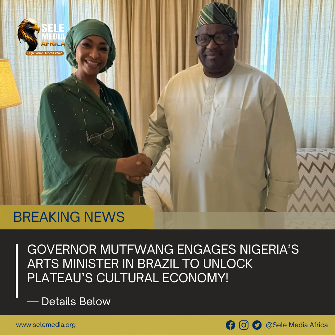 Governor Mutfwang Engages Nigeria’s Arts Minister in Brazil to Unlock Plateau’s Cultural Economy!