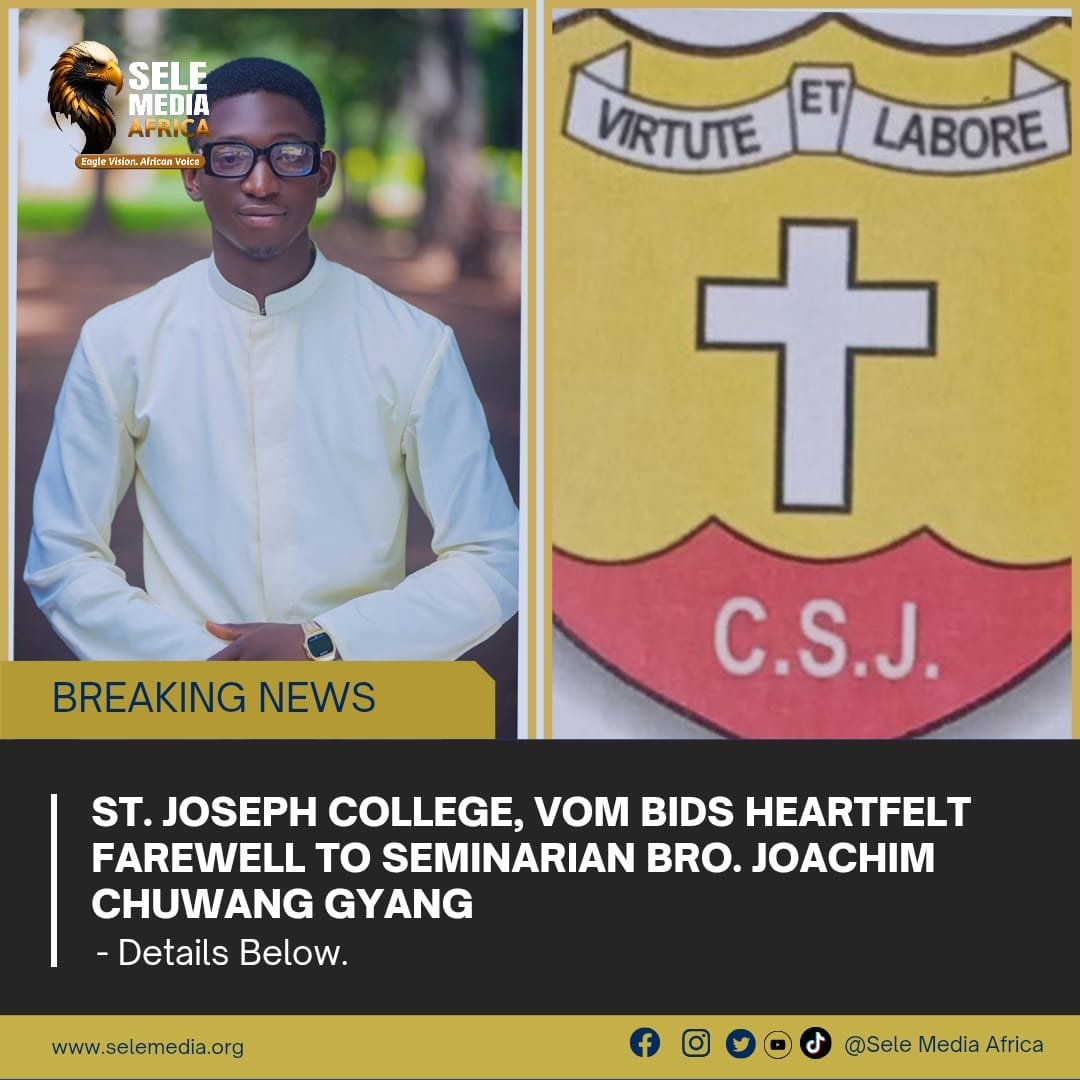 St. Joseph College, Vom Bids Heartfelt Farewell to Seminarian Bro. Joachim Chuwang Gyang