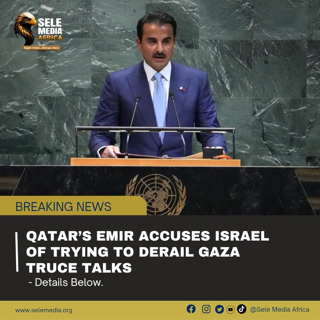 Qatar’s Emir Accuses Israel of Trying to Derail Gaza Truce Talks