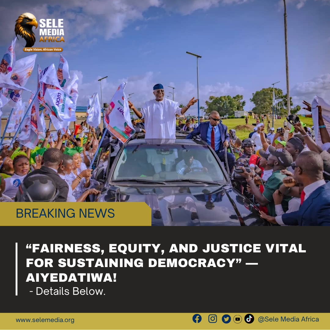 “Fairness, Equity, and Justice Vital for Sustaining Democracy” — Aiyedatiwa!