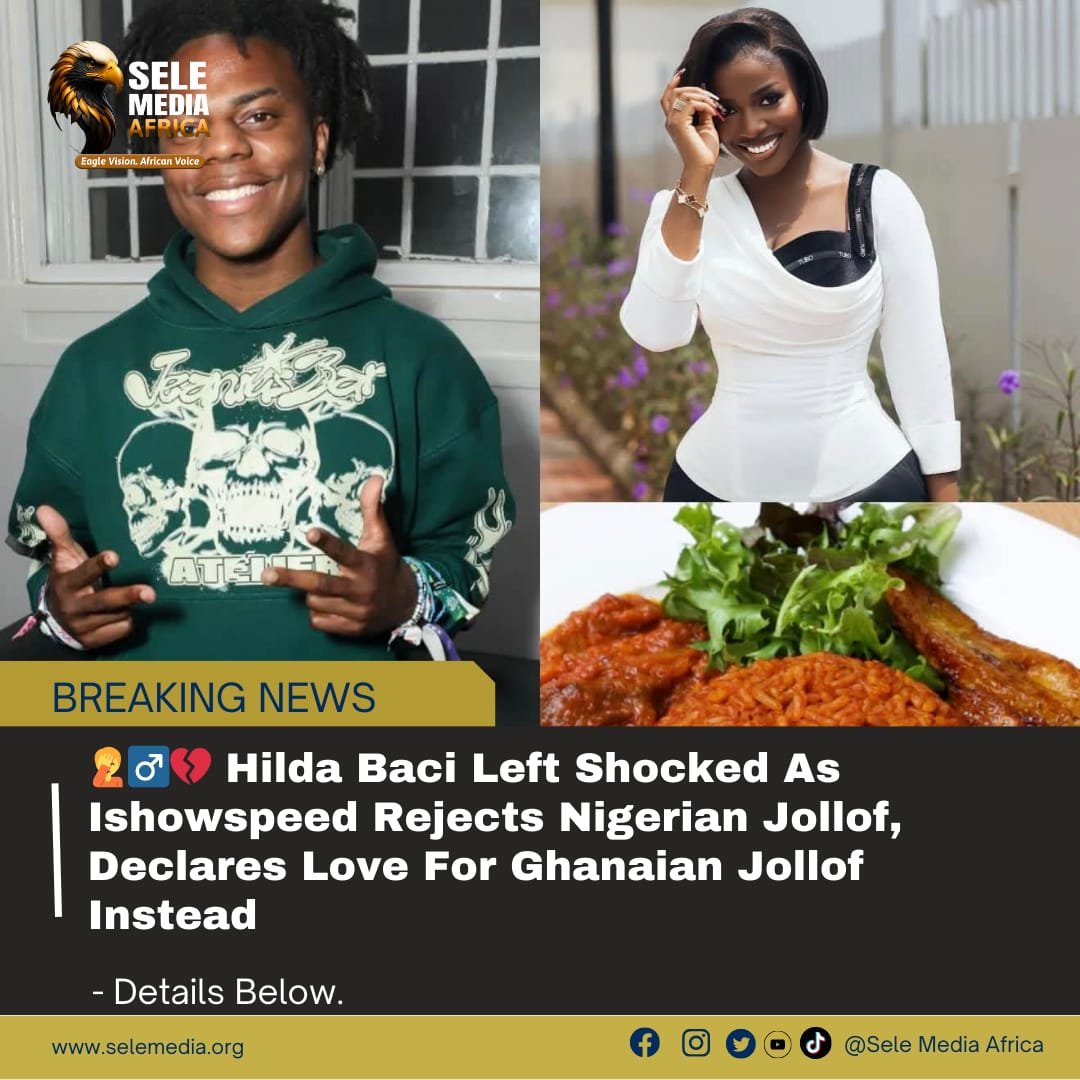 Hilda Baci Left Shocked as IShowSpeed Rejects Nigerian Jollof, Declares Love for Ghanaian Jollof Instead!