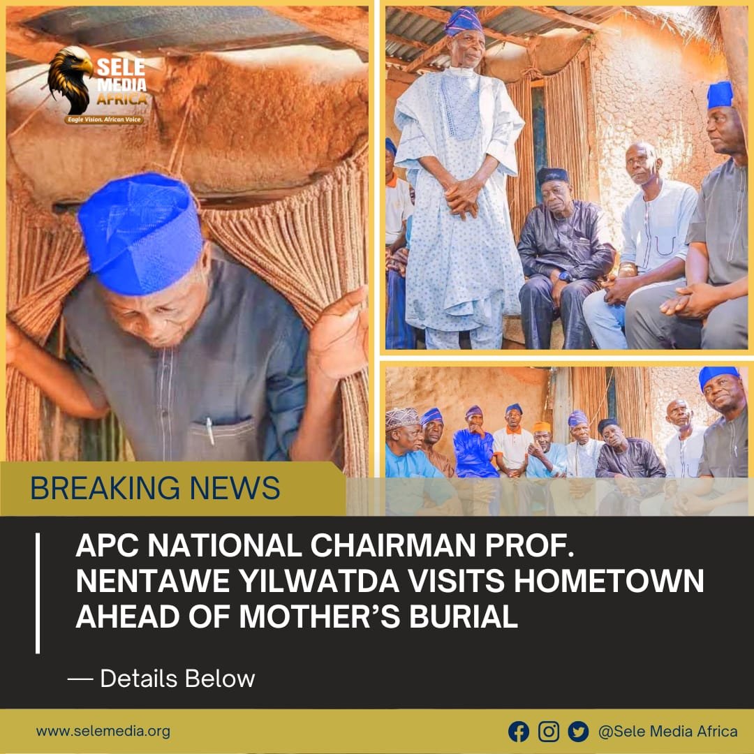 APC National Chairman Prof. Nentawe Yilwatda Visits Hometown Ahead of Mother’s Burial