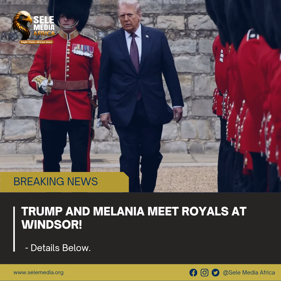 TRUMP AND MELANIA MEET ROYALS AT WINDSOR!