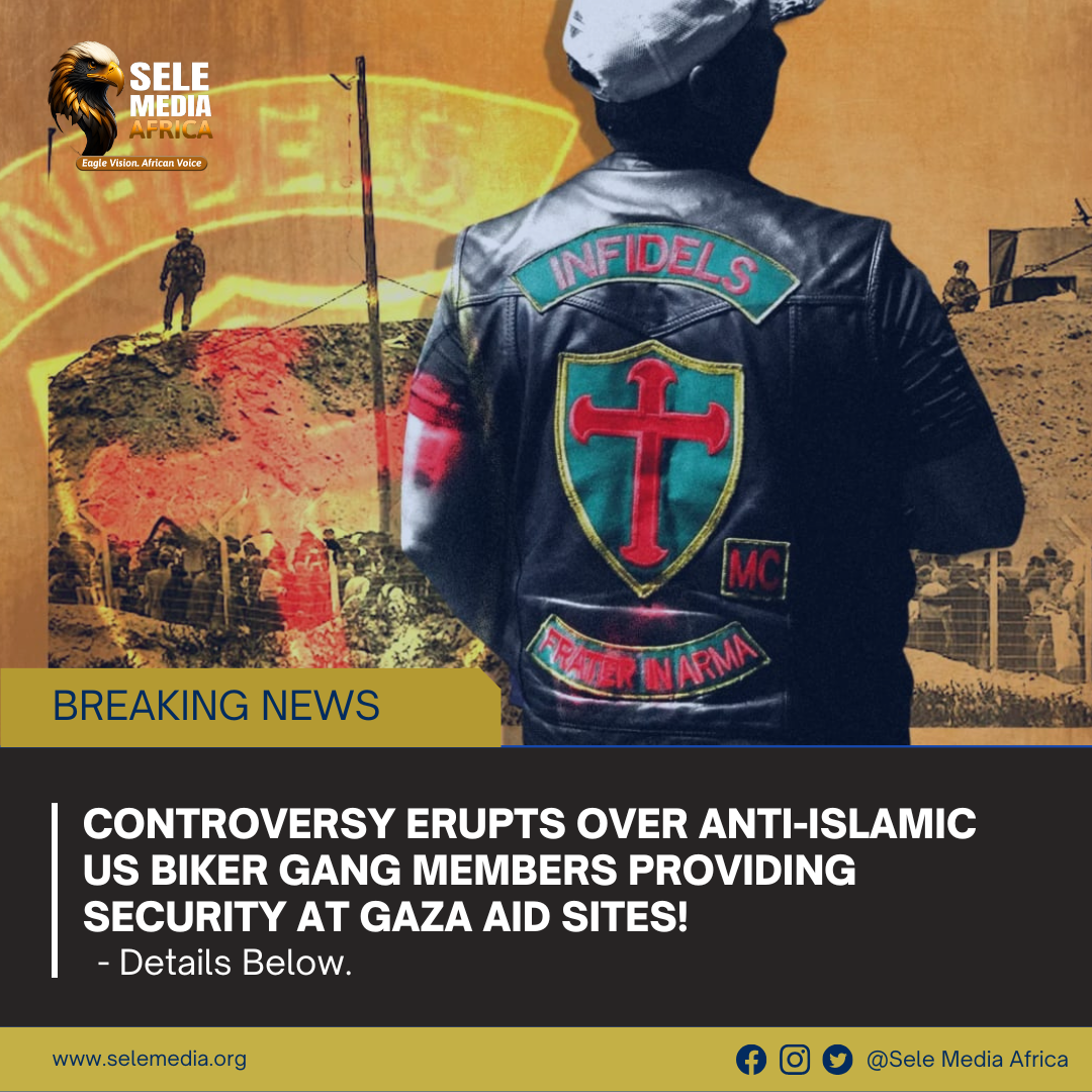 Controversy Erupts Over Anti-Islamic US Biker Gang Members Providing Security at Gaza Aid Sites!