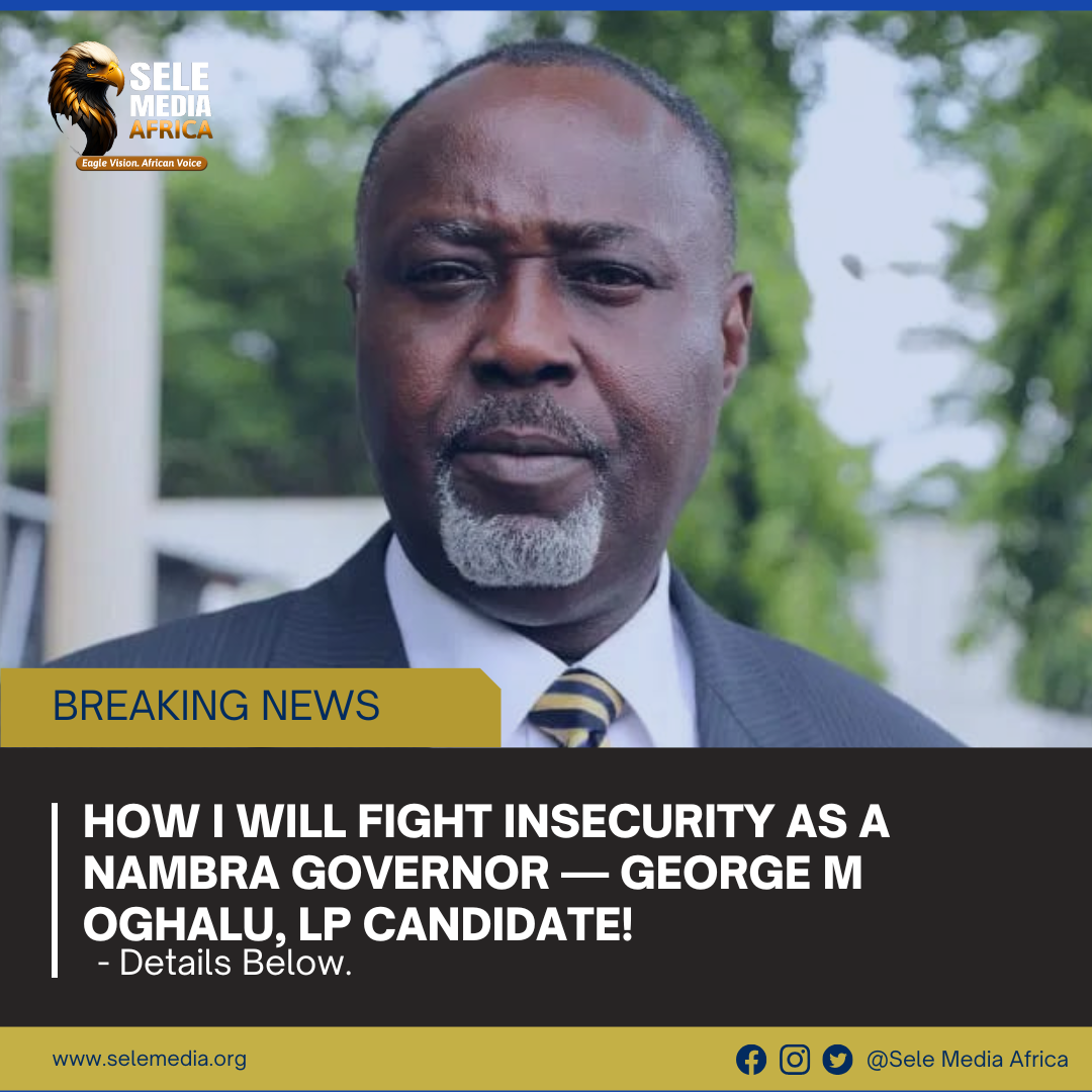 How I Will Fight Insecurity as Anambra Governor — George Moghalu, LP Candidate!