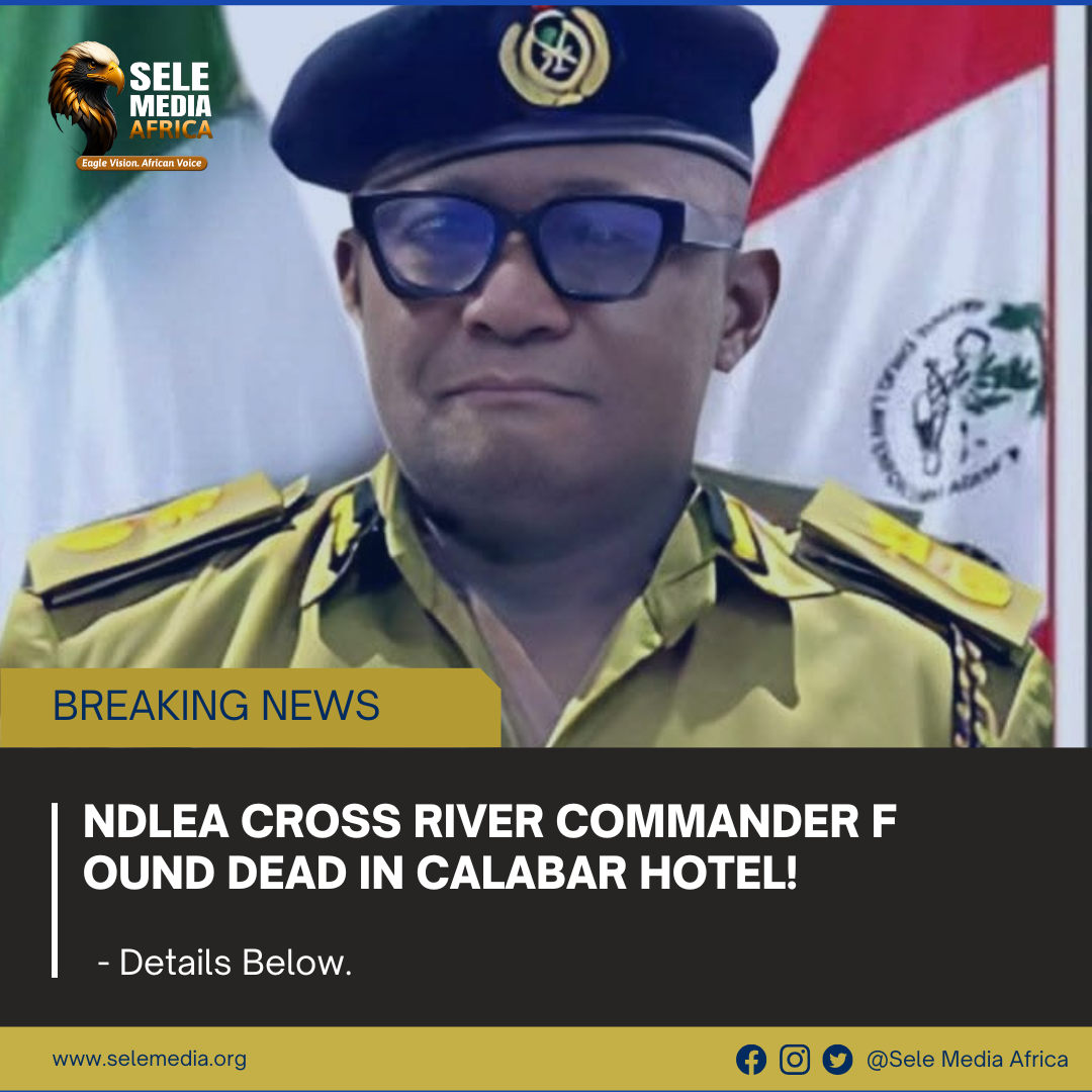 NDLEA Cross River Commander Found Dead in Calabar Hotel!
