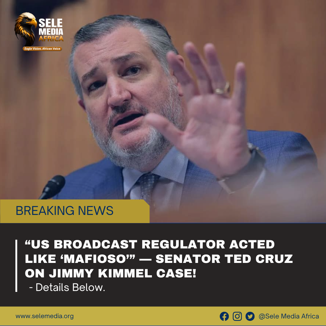“US Broadcast Regulator Acted Like ‘Mafioso’” — Senator Ted Cruz on Jimmy Kimmel Case!