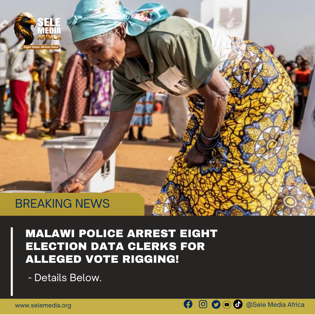 Malawi Police Arrest Eight Election Data Clerks for Alleged Vote Rigging!