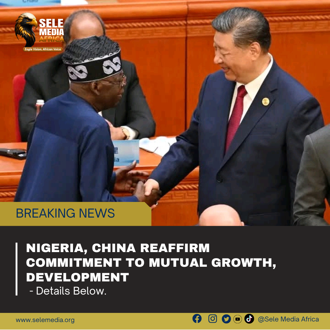 Nigeria, China reaffirm commitment to mutual growth, development!