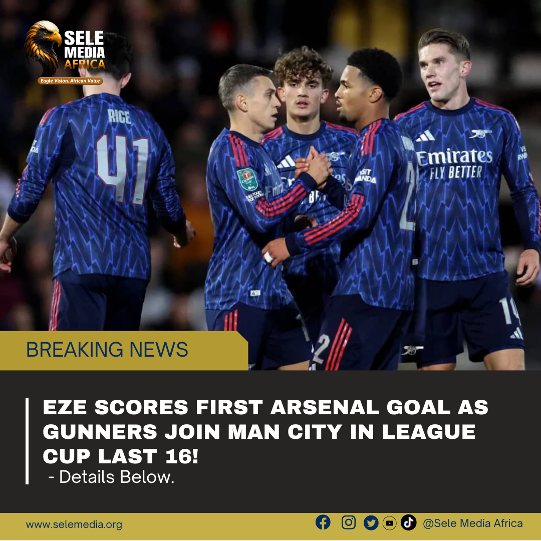 Eze Scores First Arsenal Goal as Gunners Join Man City in League Cup Last 16!