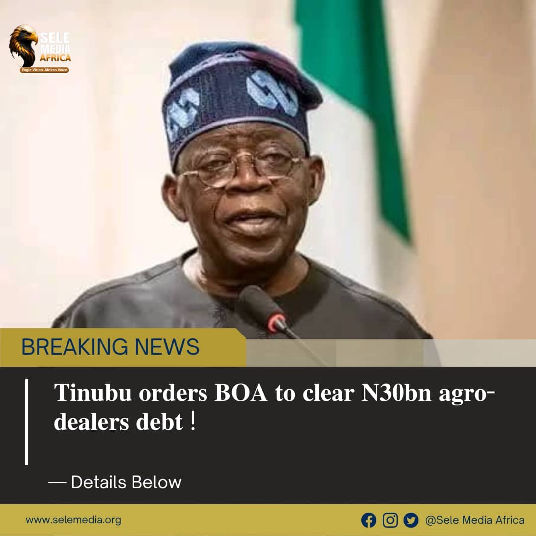 𝐓𝐢𝐧𝐮𝐛𝐮 𝐨𝐫𝐝𝐞𝐫𝐬 𝐁𝐎𝐀 𝐭𝐨 𝐜𝐥𝐞𝐚𝐫 𝐍𝟑𝟎𝐛𝐧 𝐚𝐠𝐫𝐨-𝐝𝐞𝐚𝐥𝐞𝐫𝐬 𝐝𝐞𝐛𝐭!