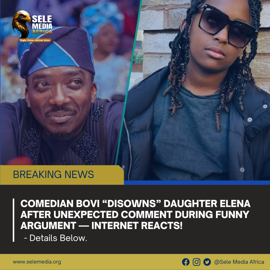 Comedian Bovi “Disowns” Daughter Elena After Unexpected Comment During Funny Argument — Internet Reacts!