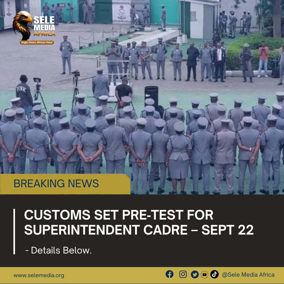 Customs Set Pre‑Test for Superintendent Cadre— sept 22 2025!