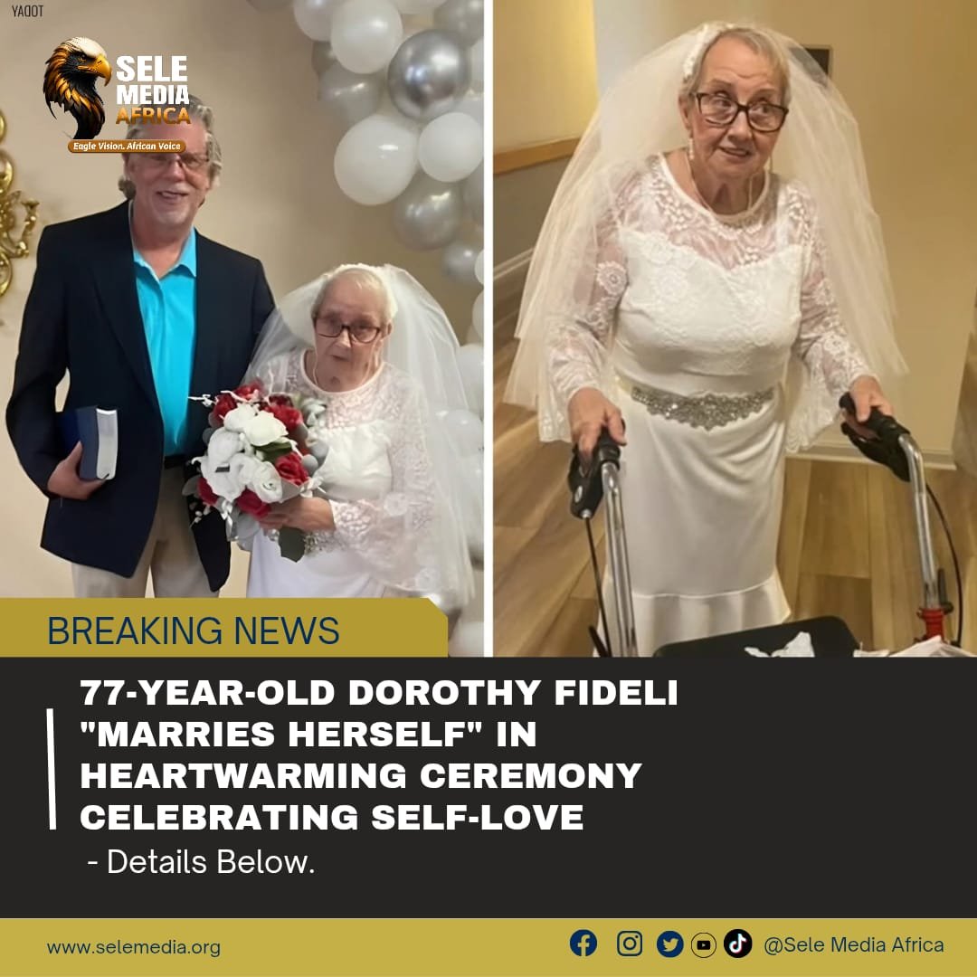 77-Year-Old Dorothy Fideli “Marries Herself” in Heartwarming Ceremony Celebrating Self-Love!