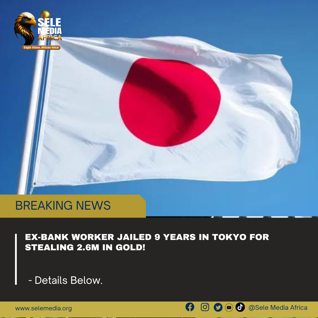 Ex-Bank Worker Jailed 9 Years in Tokyo for Stealing 2.6M in Gold!