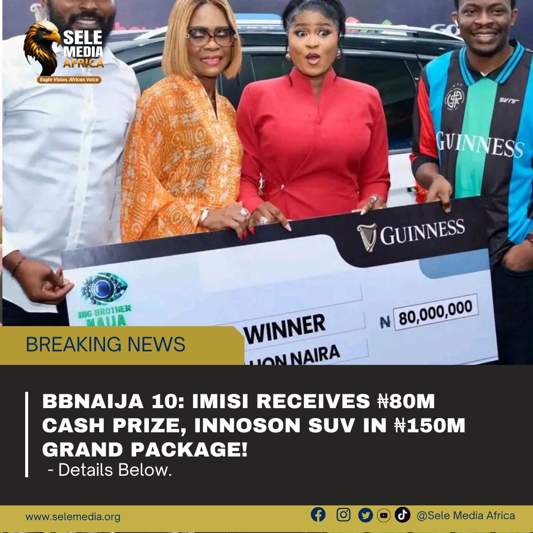 BBNaija 10: Imisi Receives ₦80m Cash Prize, Innoson SUV in ₦150m Grand Package!