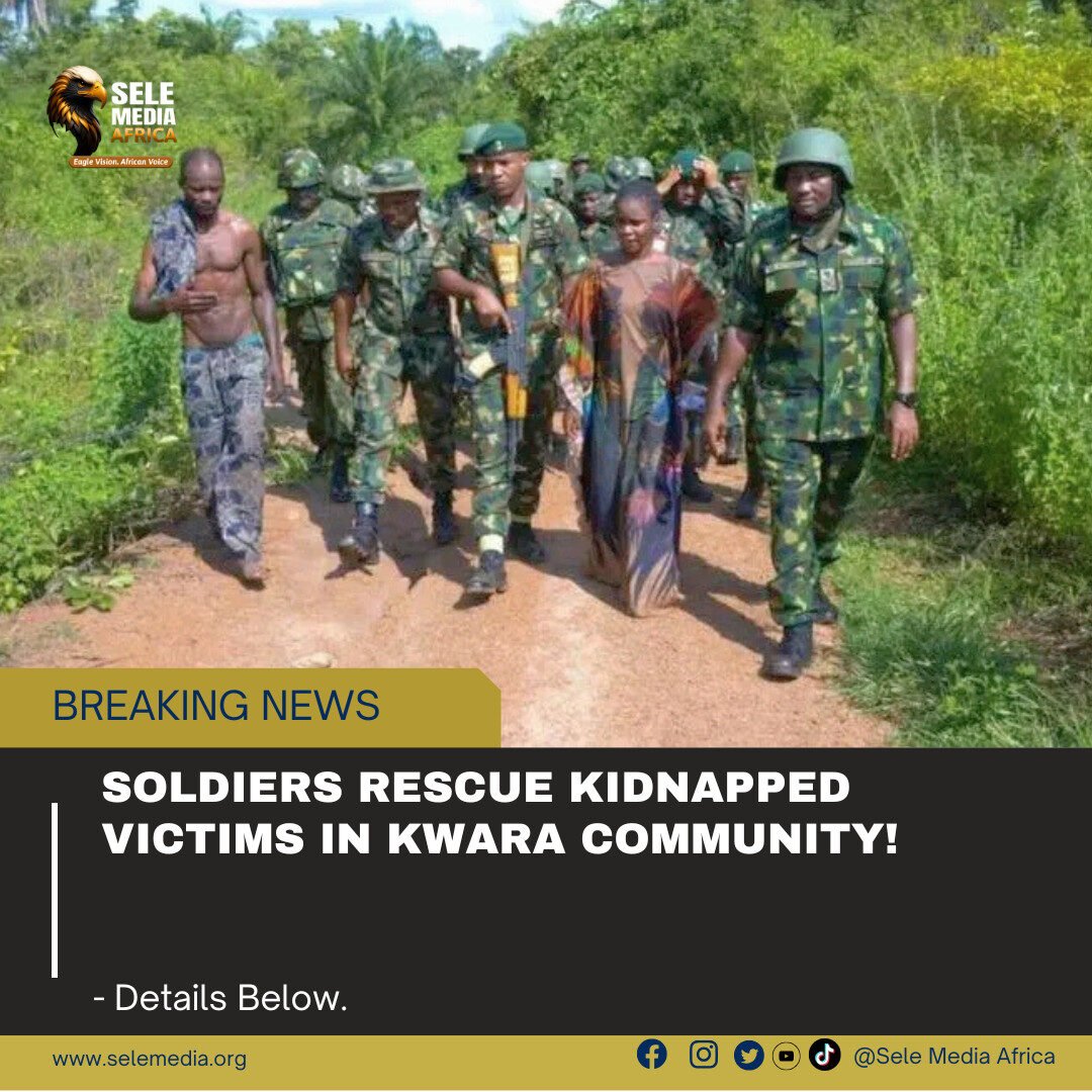 Soldiers Rescue Kidnapped Victims in Kwara Community!