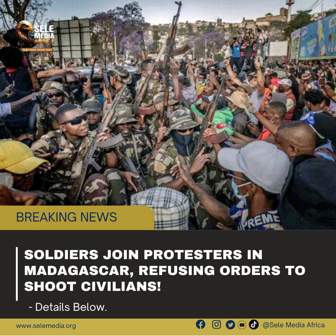 Soldiers Join Protesters in Madagascar, Refusing Orders to Shoot Civilians!