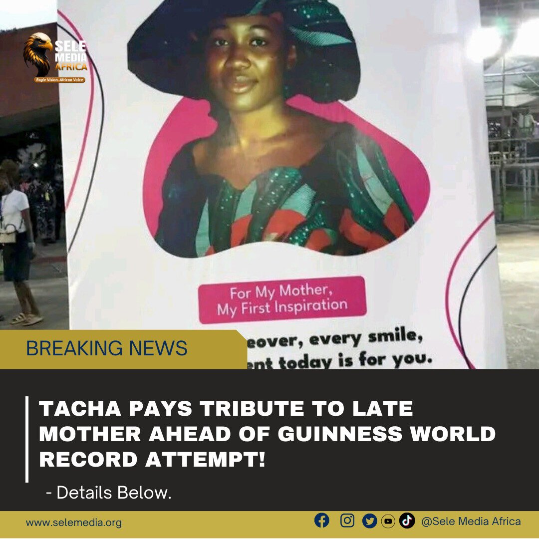 Tacha Pays Tribute to Late Mother Ahead of Guinness World Record Attempt!