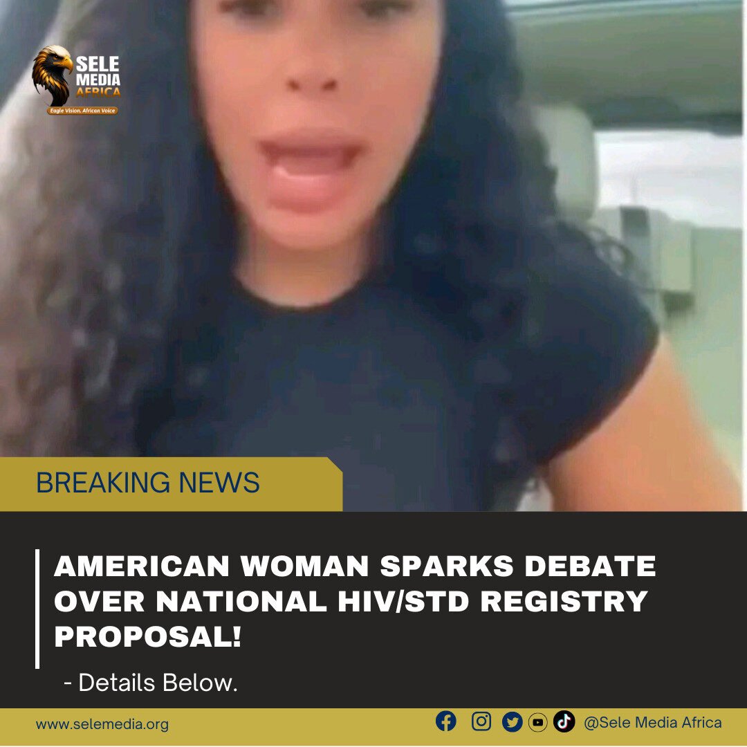 American Woman Sparks Debate Over National HIV/STD Registry Proposal!