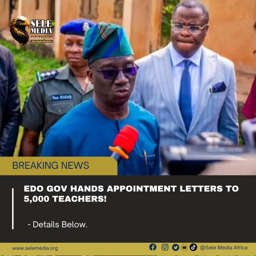 Edo Gov Hands Appointment Letters to 5,000 Teachers!
