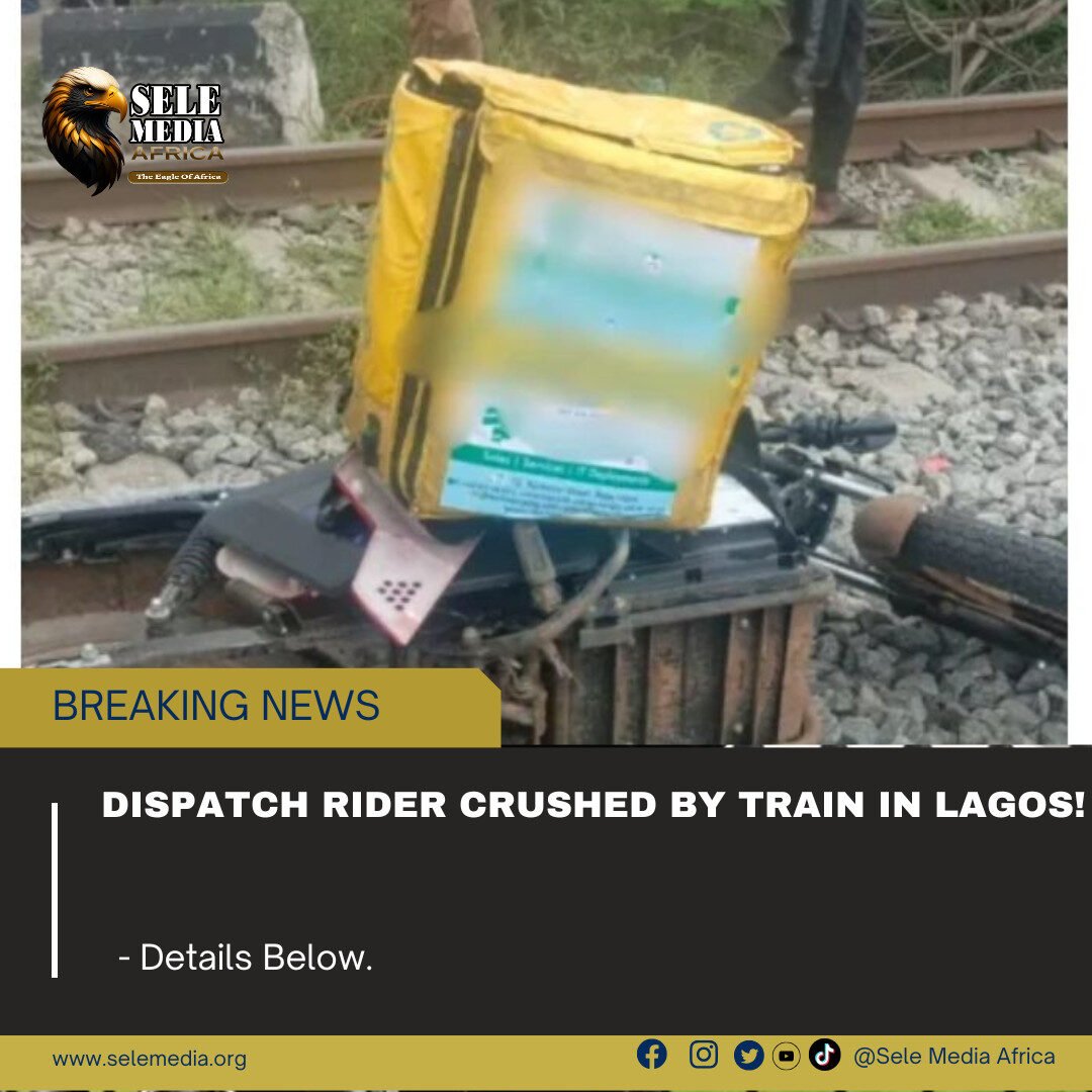 Dispatch Rider Crushed by Train in Lagos!