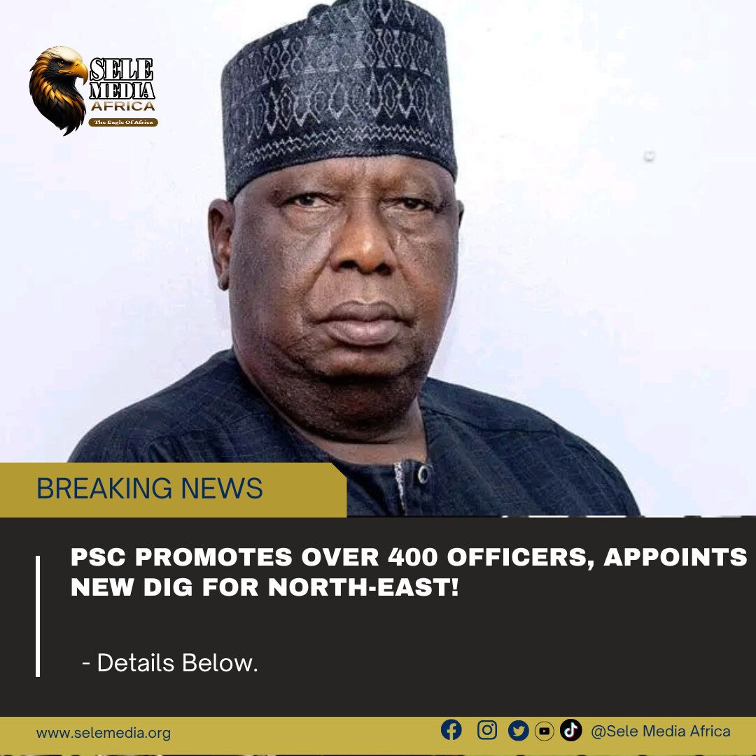 PSC Promotes Over 400 Officers, Appoints New DIG for North-East