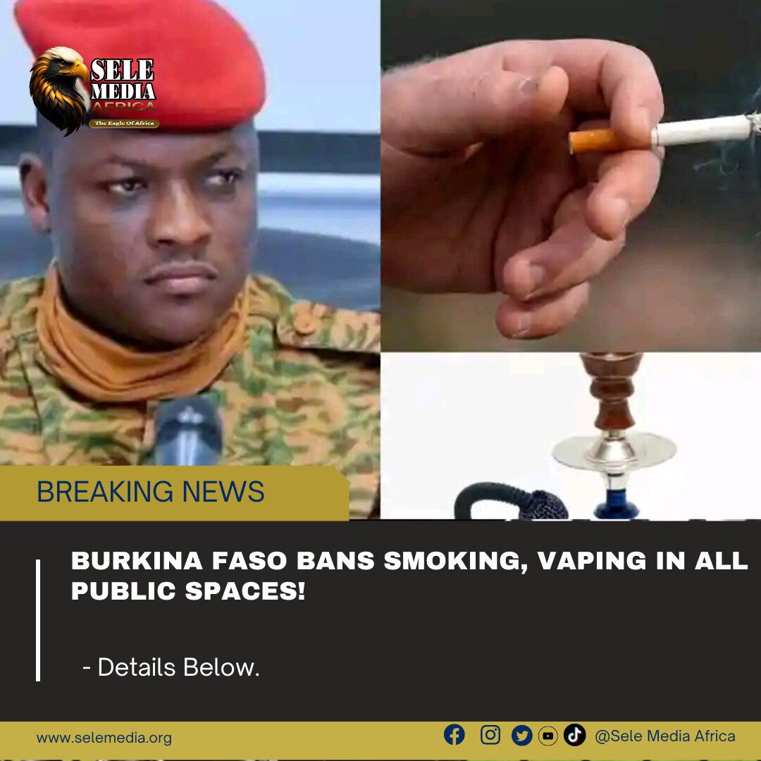 Burkina Faso Bans Smoking, Vaping in All Public Spaces!