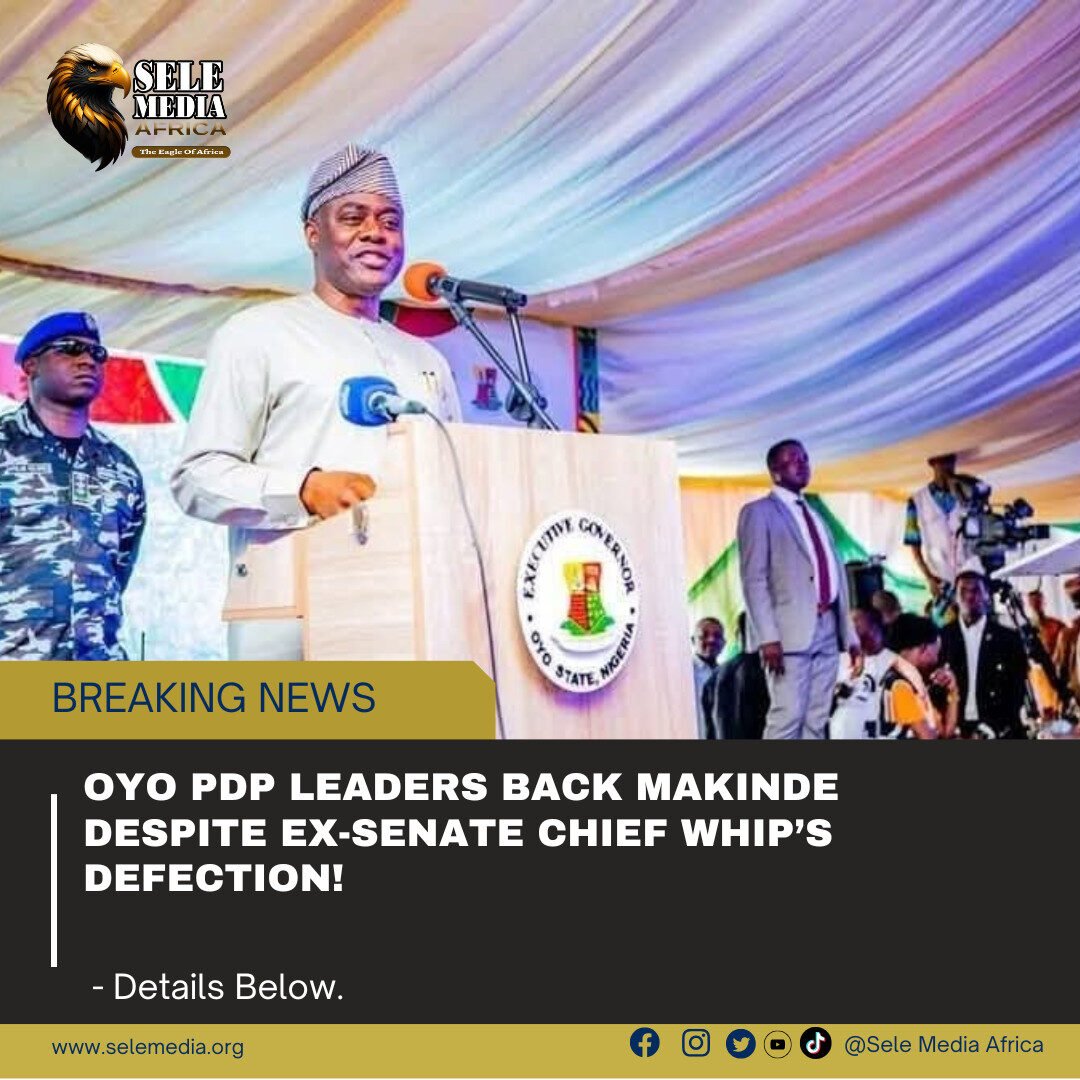 Oyo PDP Leaders Back Makinde Despite Ex-Senate Chief Whip’s Defection!