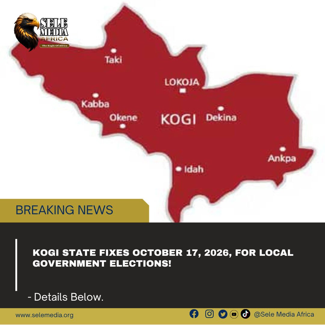 Kogi State Fixes October 17, 2026, for Local Government Elections!